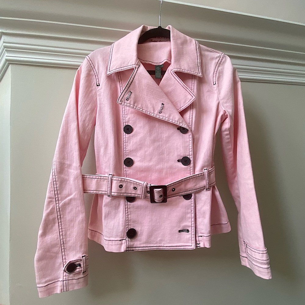 Ralph Lauren Light Denim Jacket with Contrast Stitching